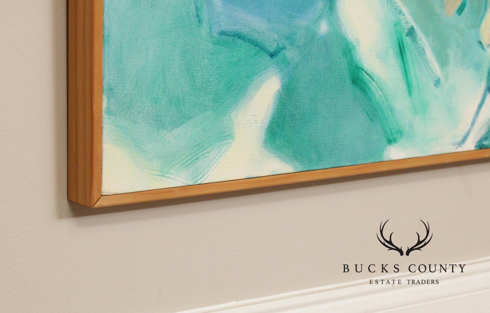 Malcolm Bray Contemporary Oil Painting, 'Boy Floating'