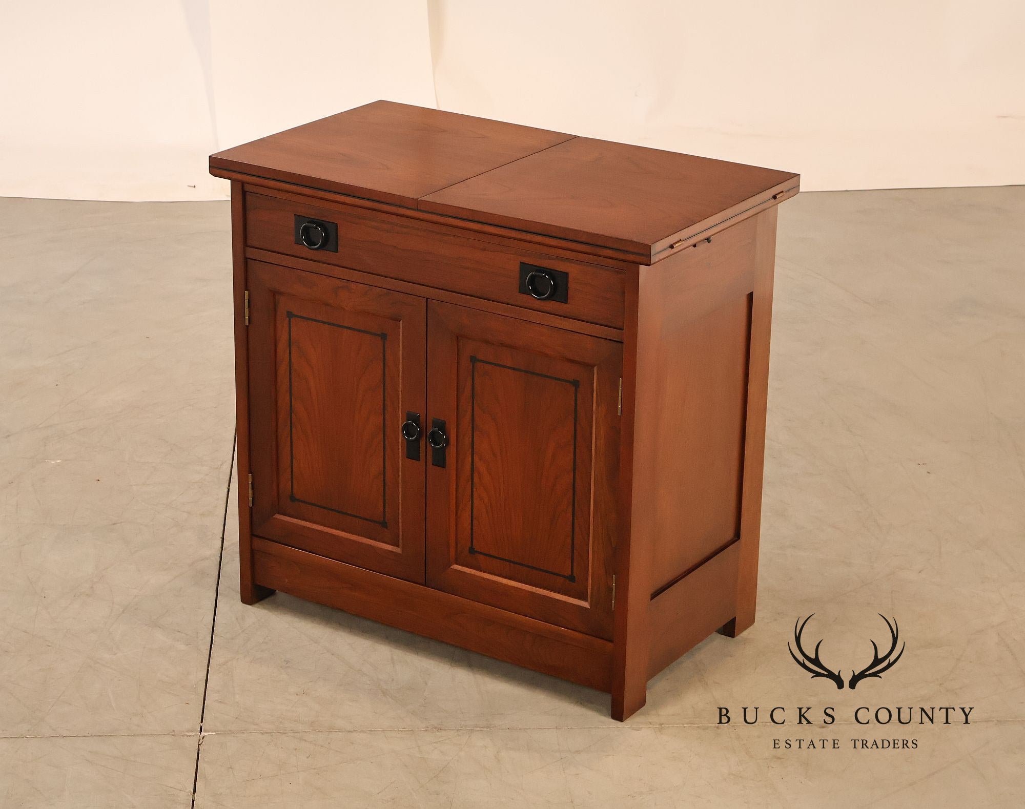 Stickley 21st Century Collection Cherry Mobile Server