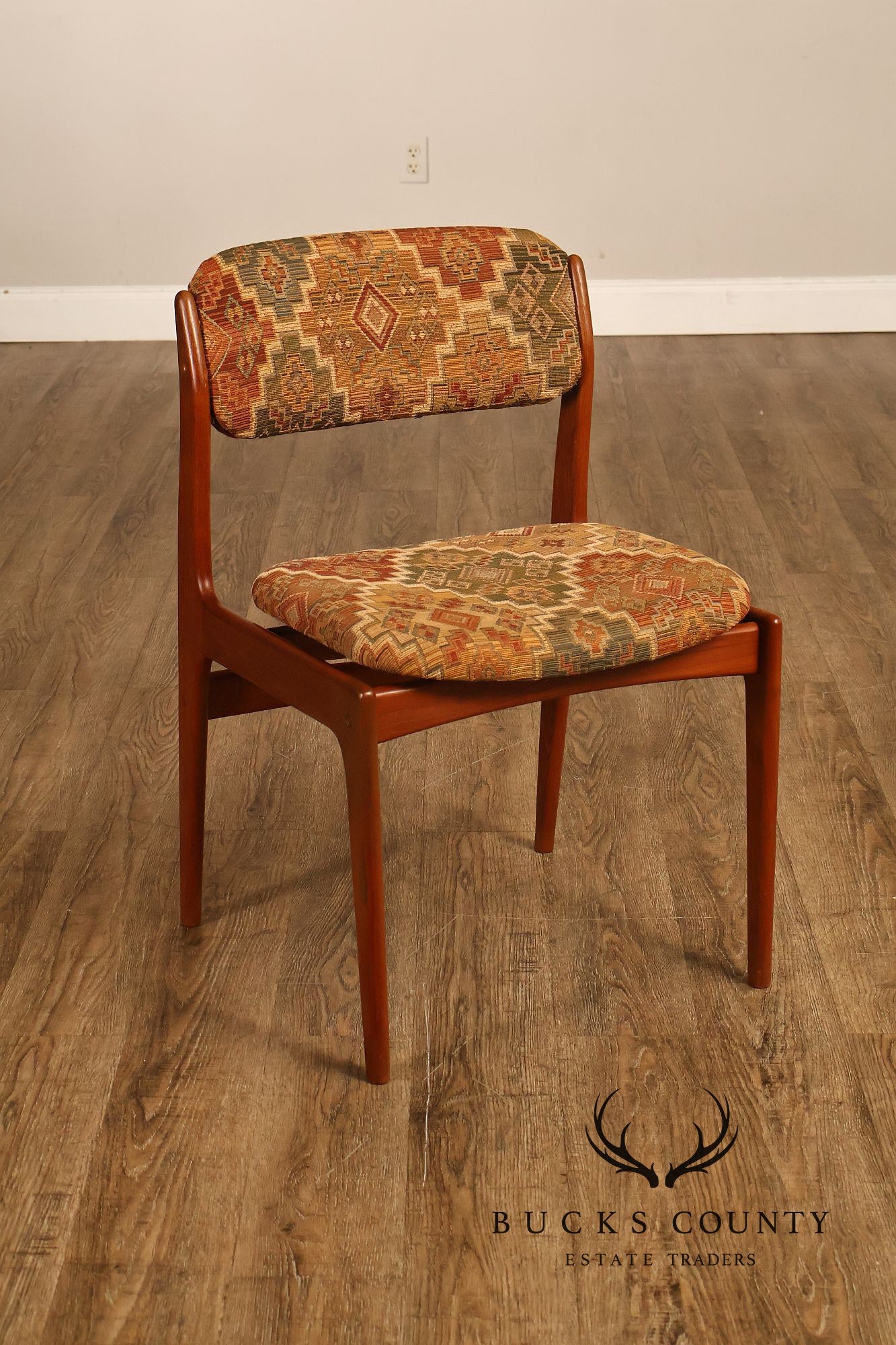 Erik Buch Danish Modern Set of Four Teak Dining Chairs
