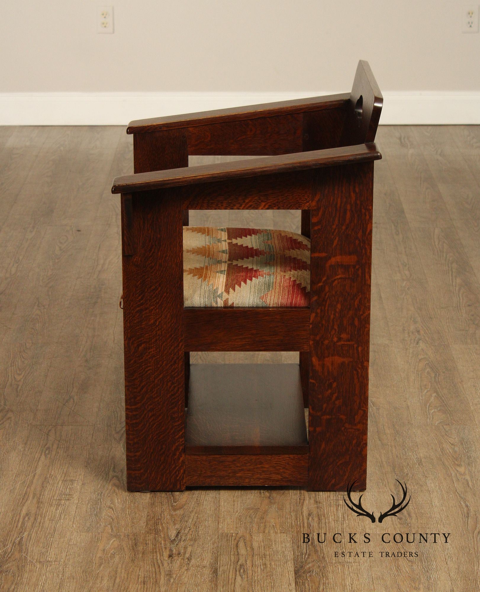 Stickley Mission Collection Limbert Style Oak Cafe Chair