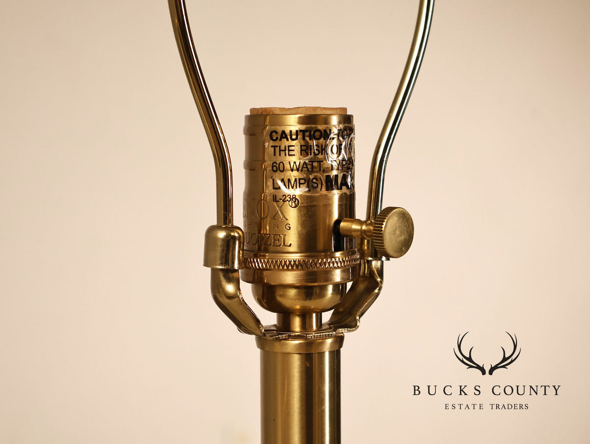Quoizel Lenox Porcelain and Brass Urn Form Table Lamp