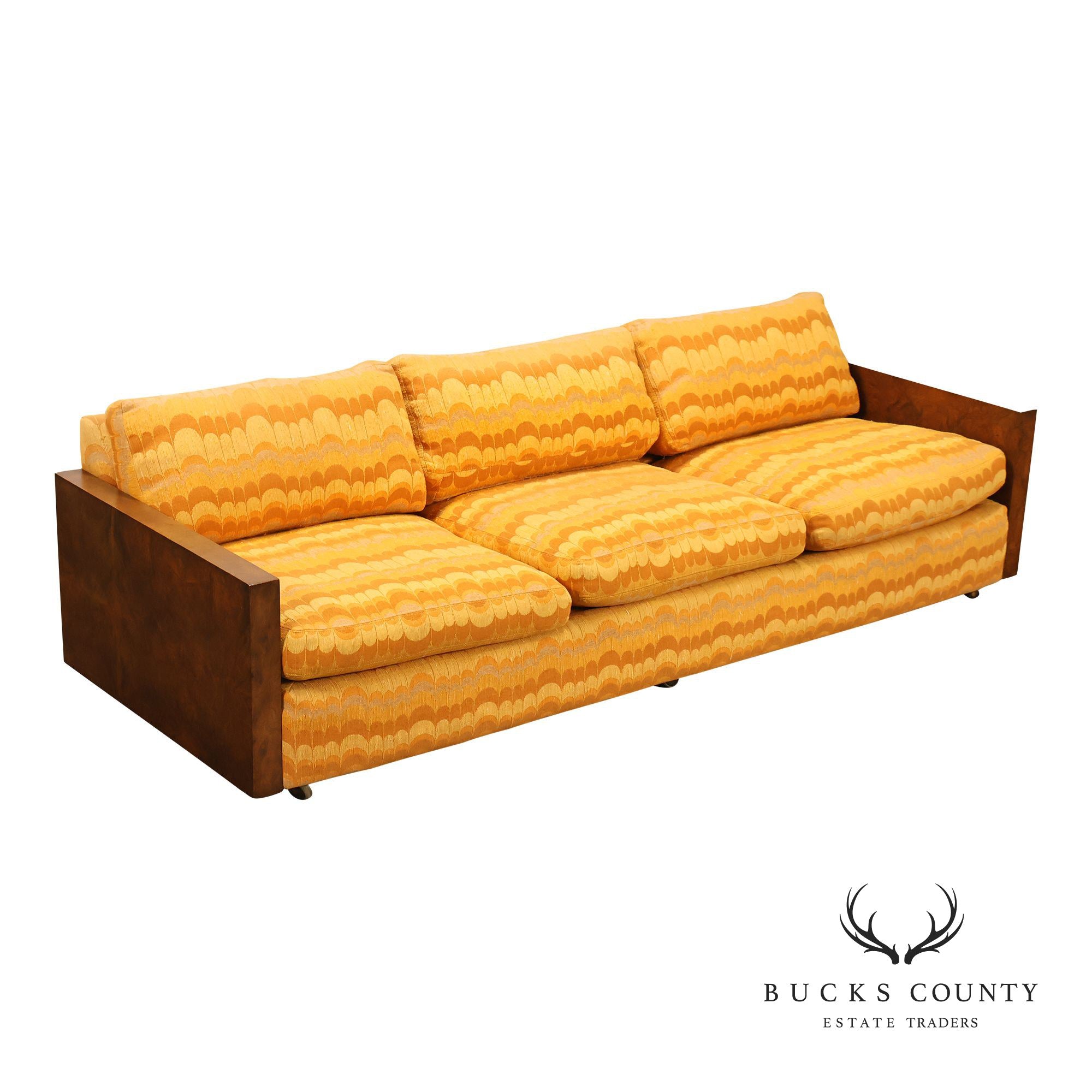 Thayer Coggin Milo Baughman Mid Century Modern Sofa