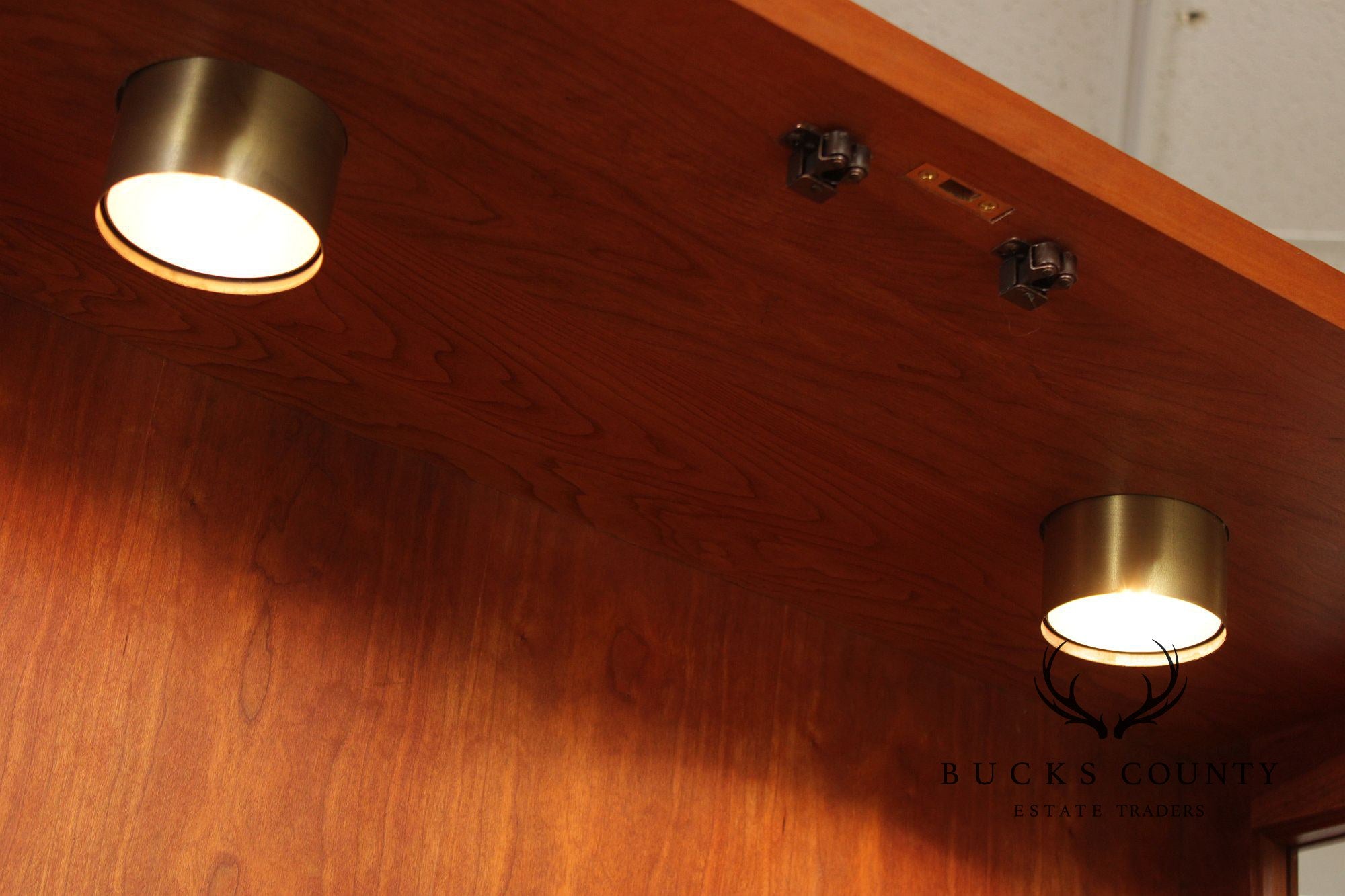 Stickley Mission Collection Cherry Lighted Display Cabinet