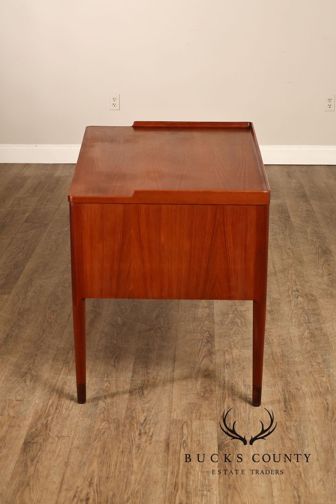 Danish Modern Teak Executive Writing Desk