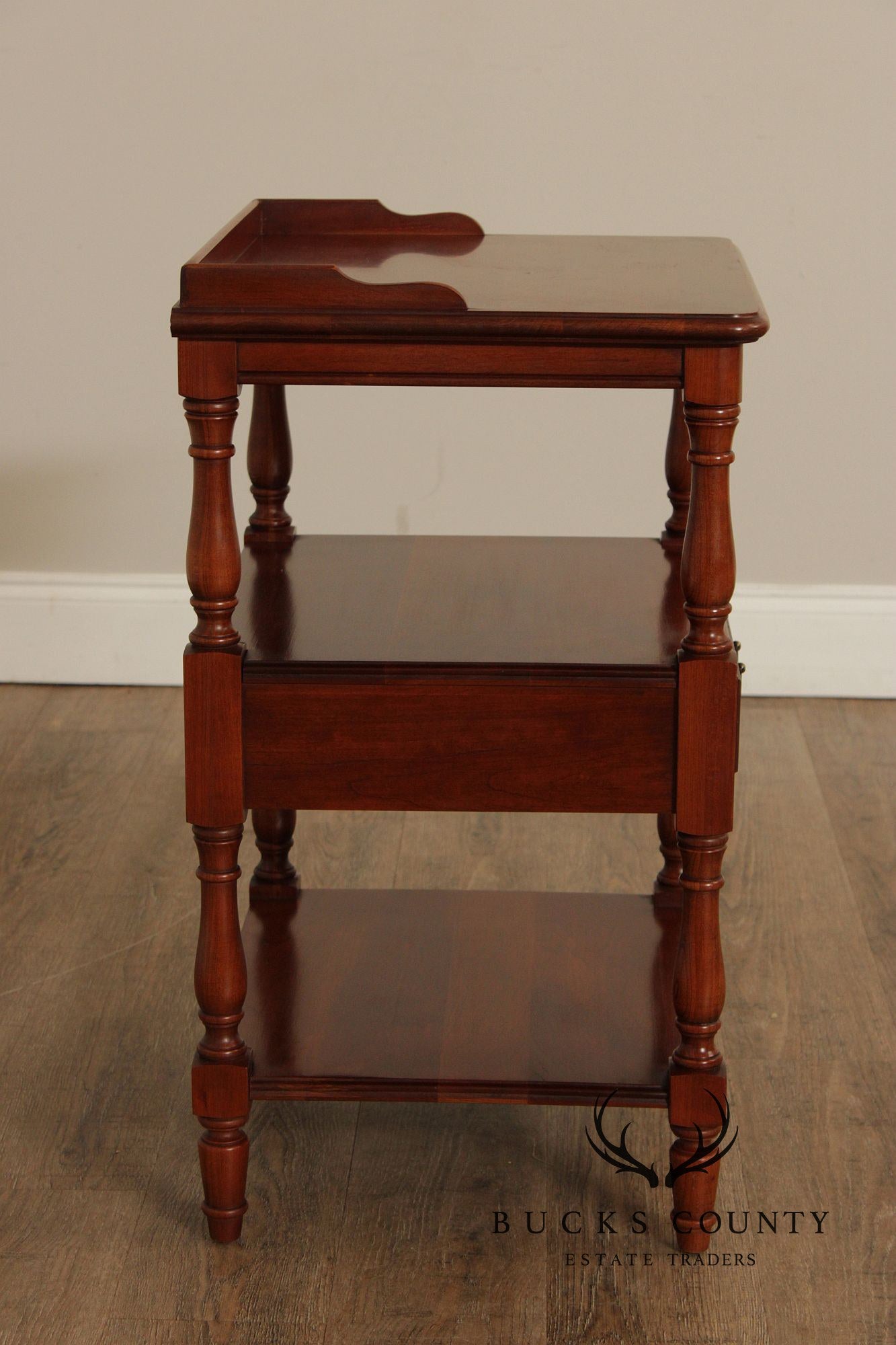 Pennsylvania House Cherry Three-Tier Nightstand