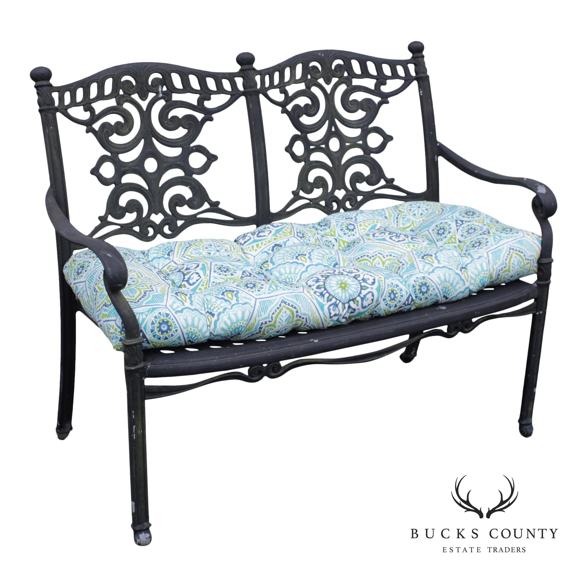 Quality Cast Aluminum Outdoor Patio Settee