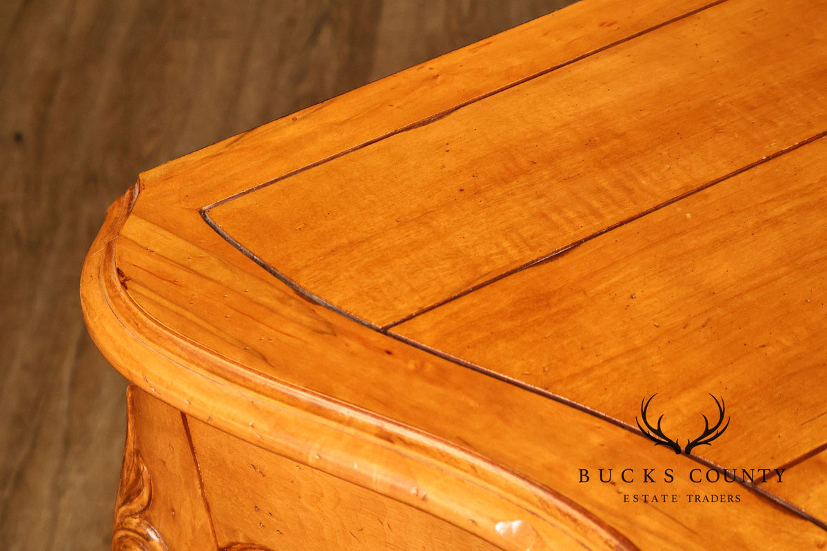 Ethan Allen 'Legacy' Carved Maple Console