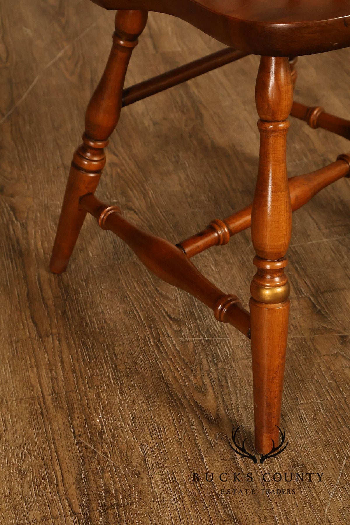 L. Hitchcock Set Of 4 Fan-Back Windsor Side Dining Chairs