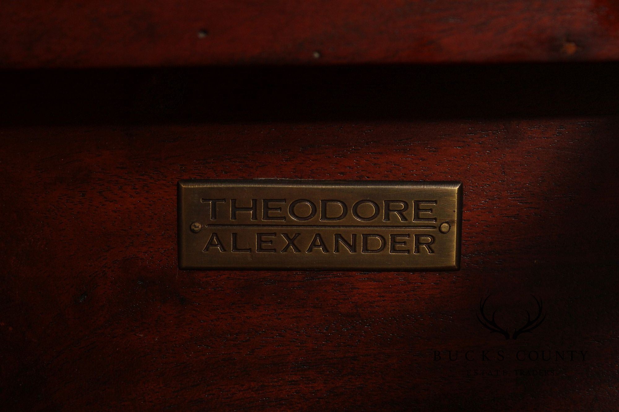 Theodore Alexander Jacobean Style Drop Leaf Side Table