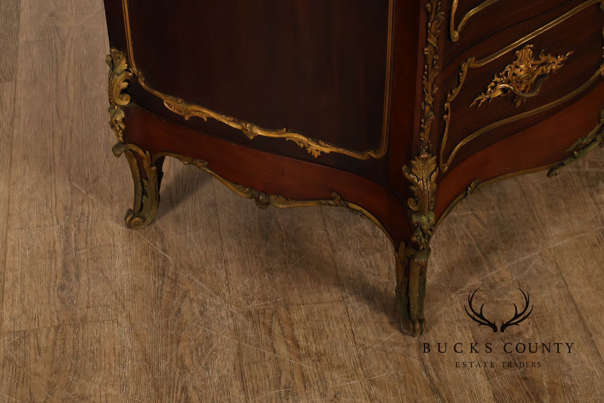 Early 20th Century Bronze Mounted Louis XV Style Chest of Drawers