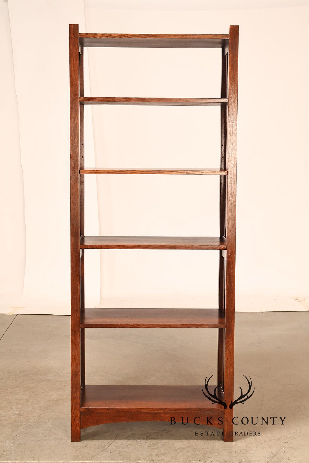 Stickley Mission Collection Oak Open Bookcase