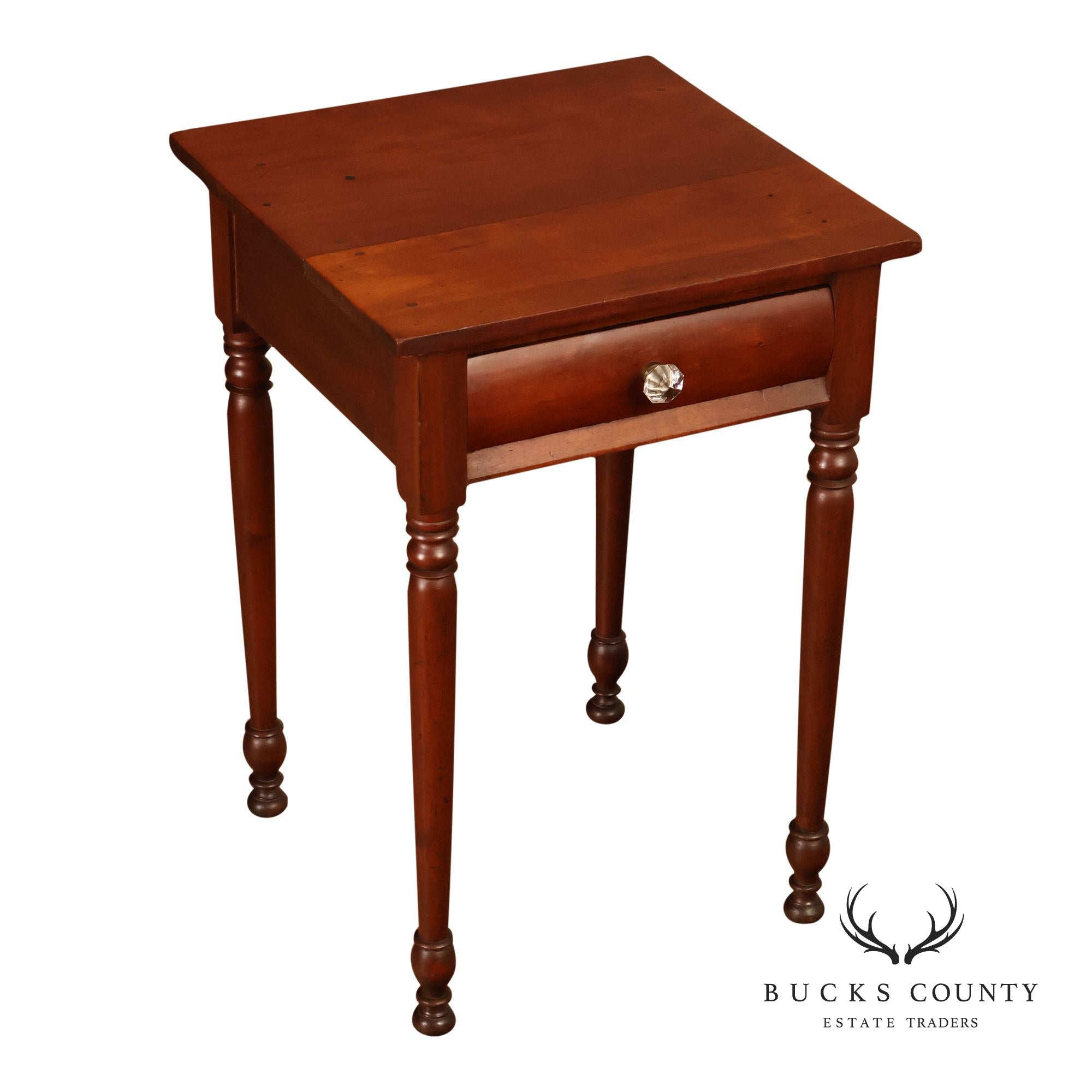 Antique American Empire Poplar Work Table