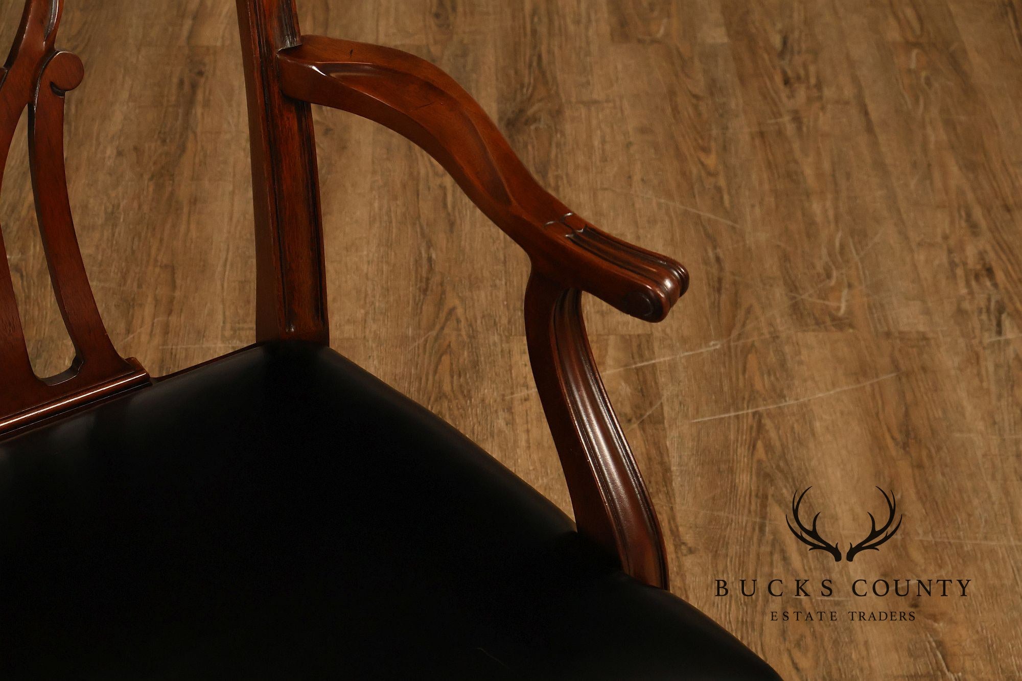 Kindel Chippendale Style Set of Six Mahogany Dining Chairs
