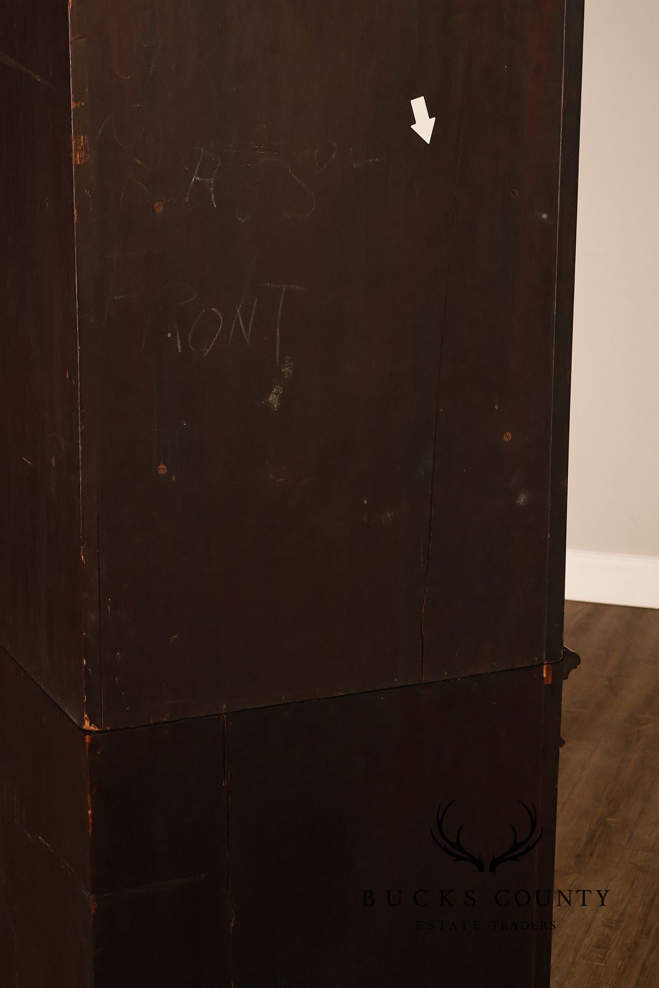 Antique Edwardian Inlaid Mahogany Corner Cabinet