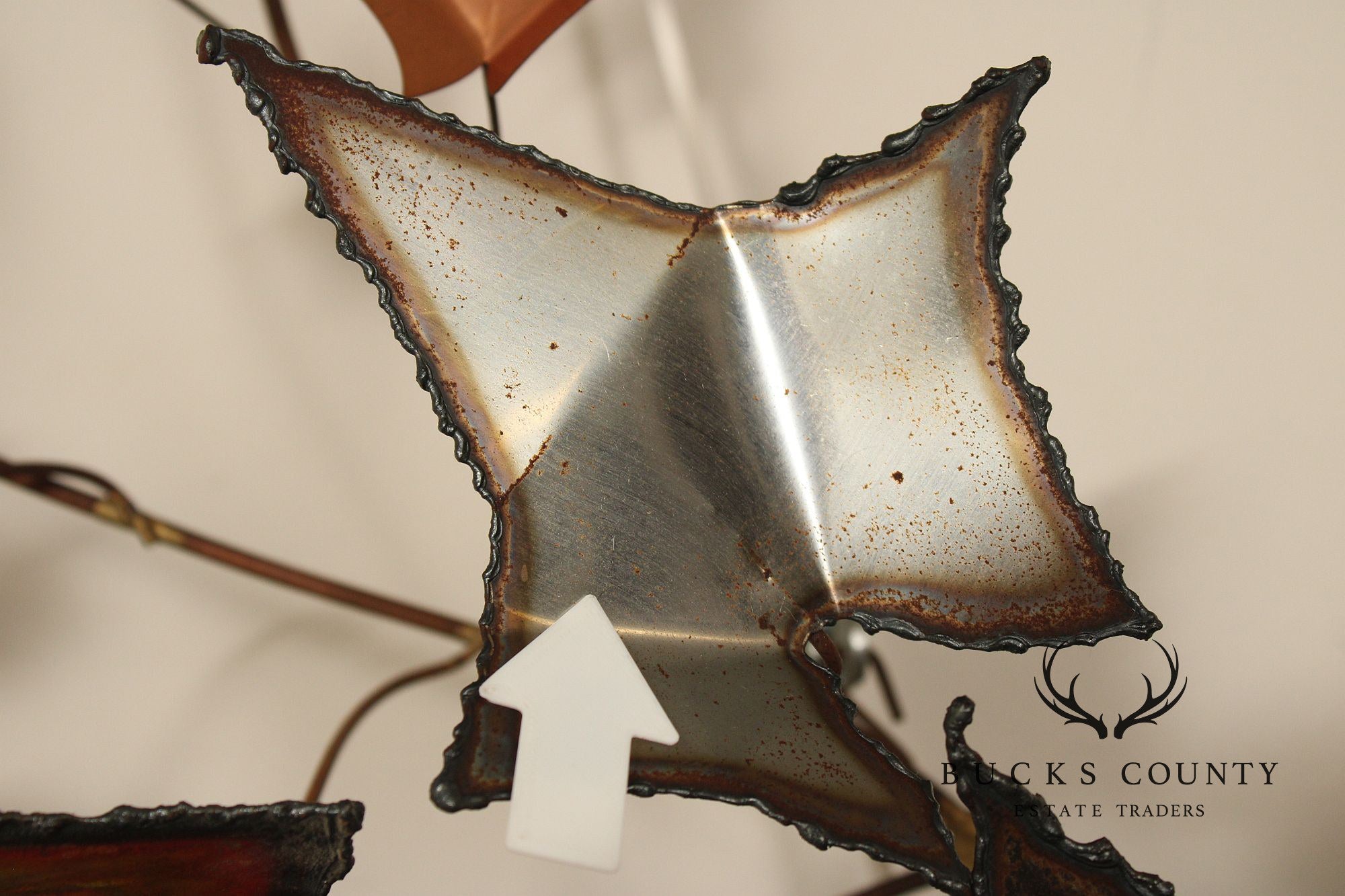 Curtis Jere Brutalist Wall Sculpture, Autumn Leaves