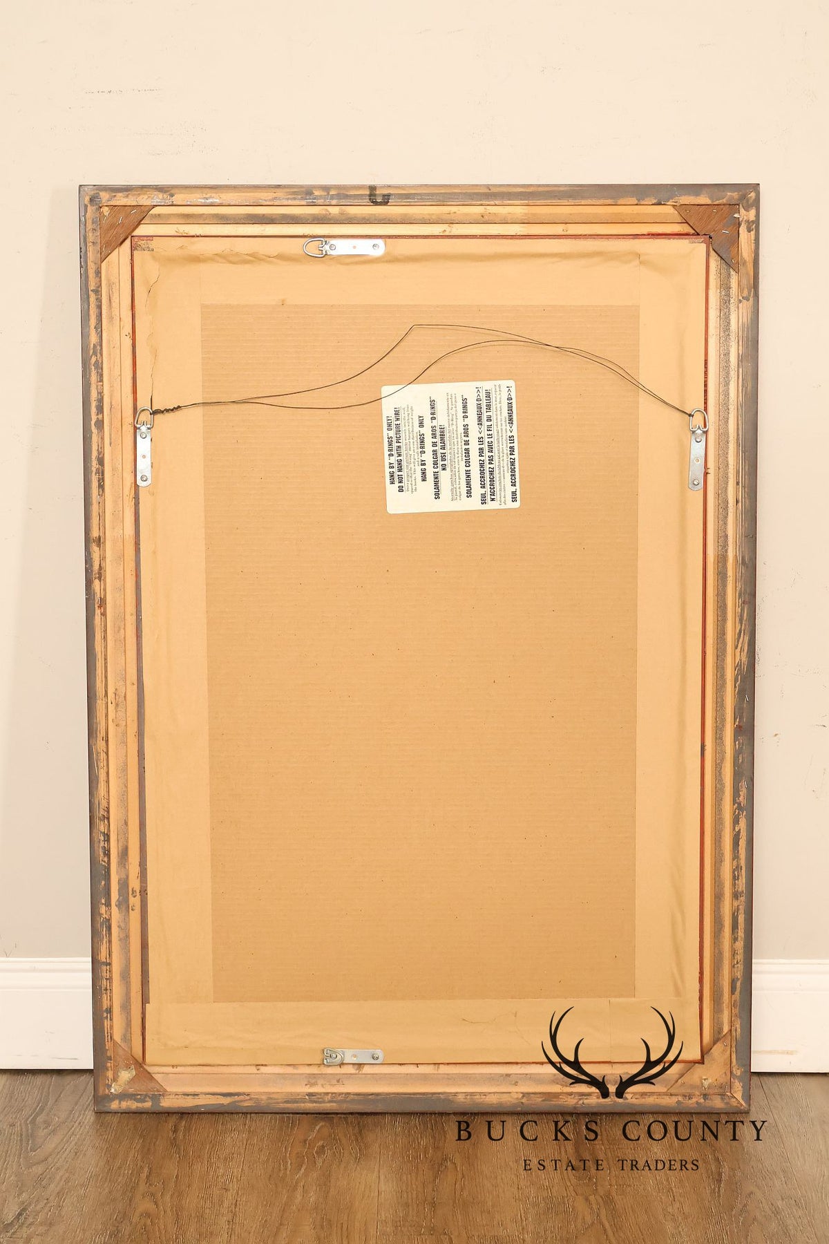 Traditional Giltwood Beveled Rectangular Wall Mirror