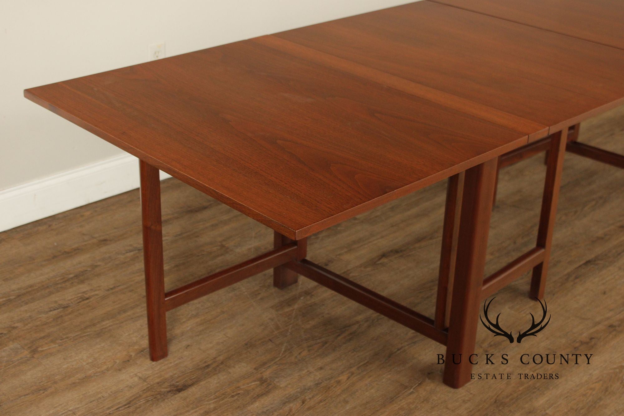 Bruno Mathsson Teak Drop-Leaf Banquet Dining Table