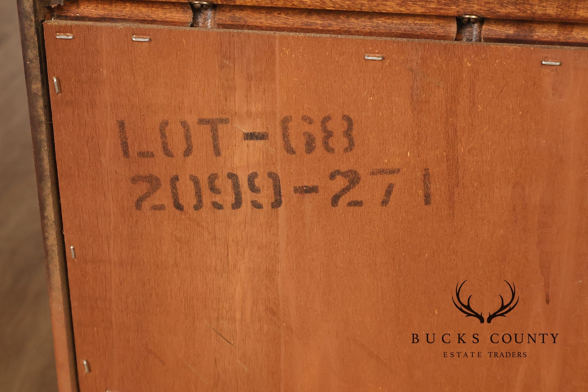 National Mt. Airy Campaign Style Pair of Cherry Nightstands