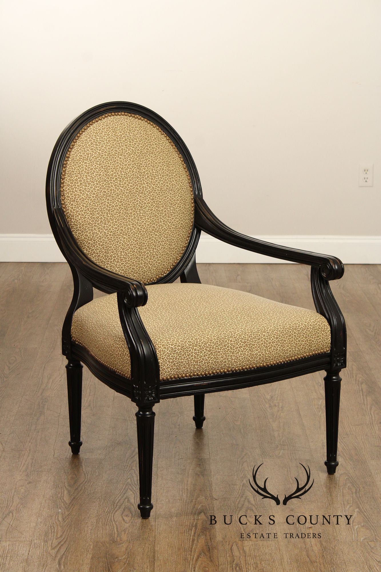 Flexsteel French Louis XVI Style Open Armchair Fauteuil