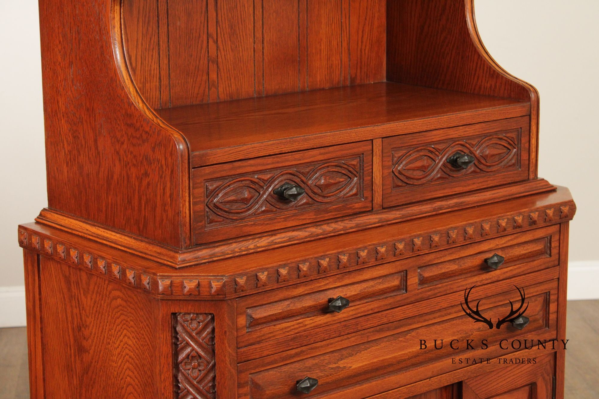 Romweber Viking Oak Buffet Cabinet