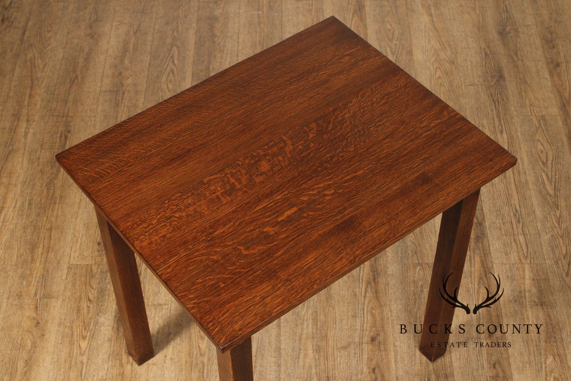 Stickley Mission Style Oak Side Or Writing Table