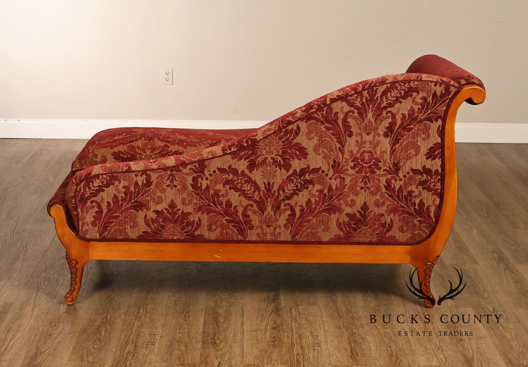 Drexel Heritage Rococo Style Chaise Lounge
