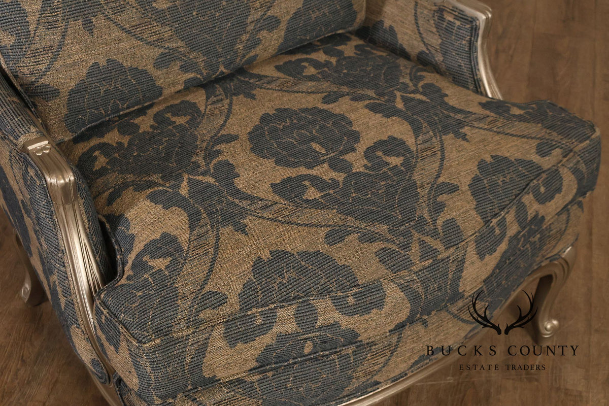 Ethan Allen French Louis XV Style Pair of 'Versailles' Armchairs