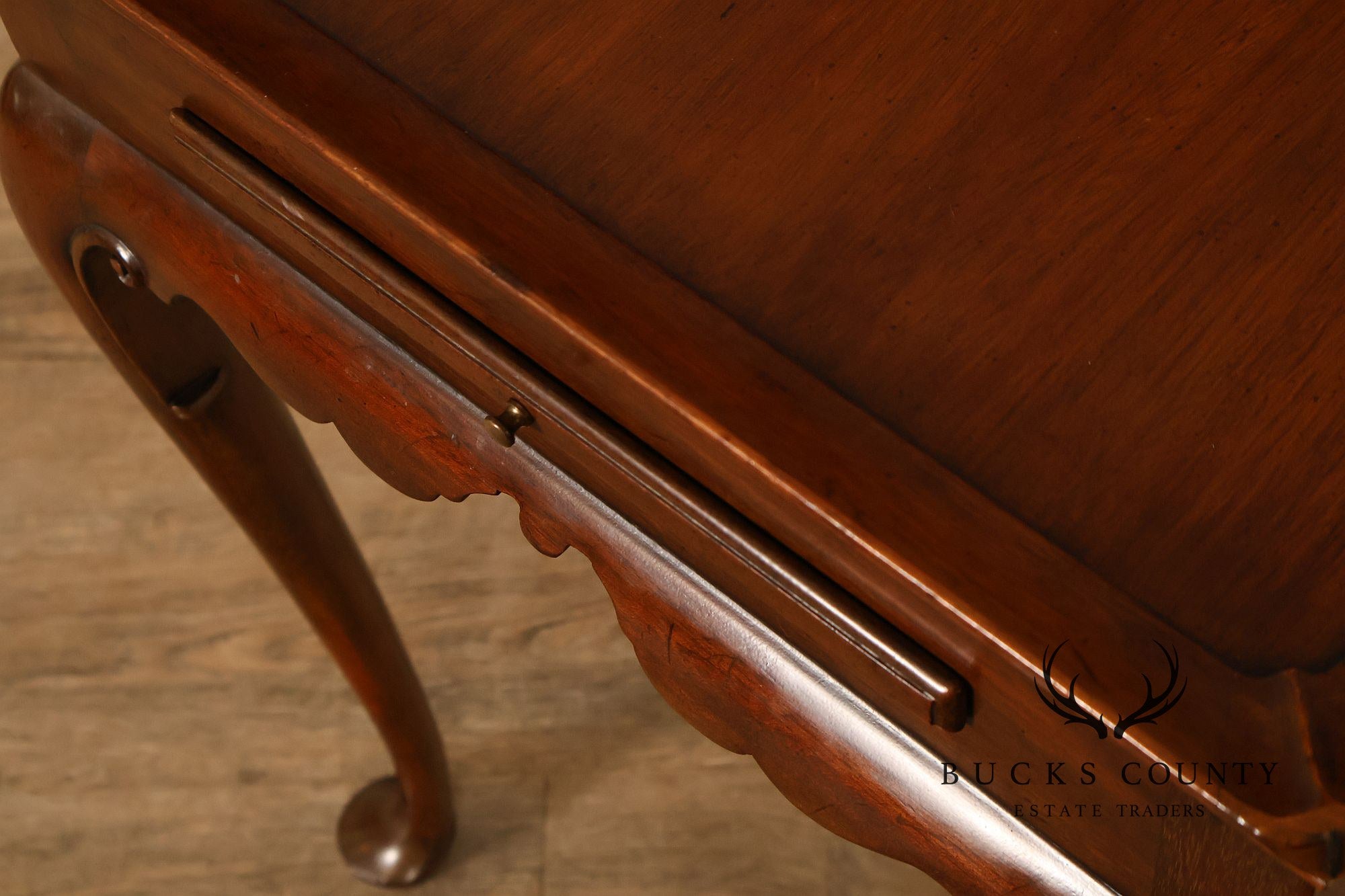 Kittinger Colonial Williamsburg Mahogany Queen Anne Tea Table