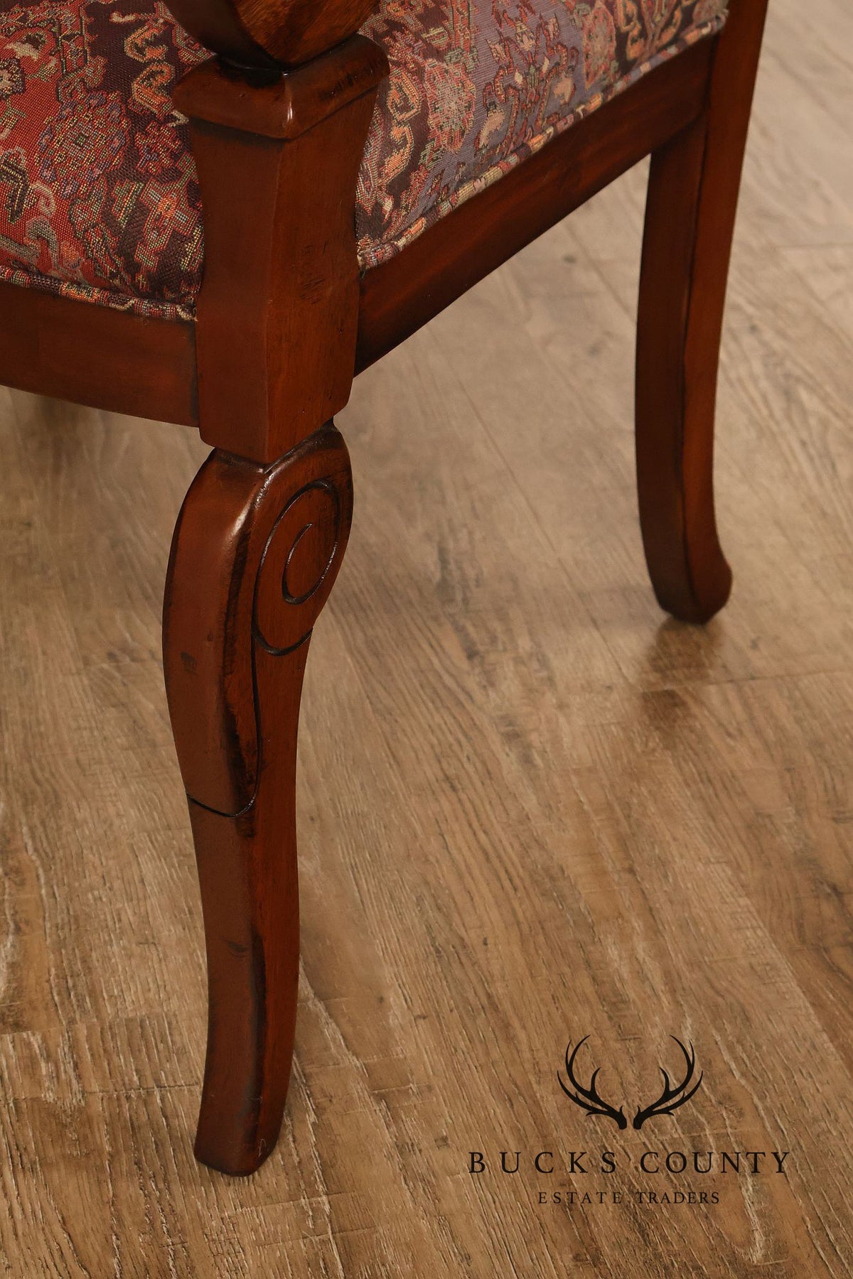 Hickory Chair Pair of Charles X Style Armchairs
