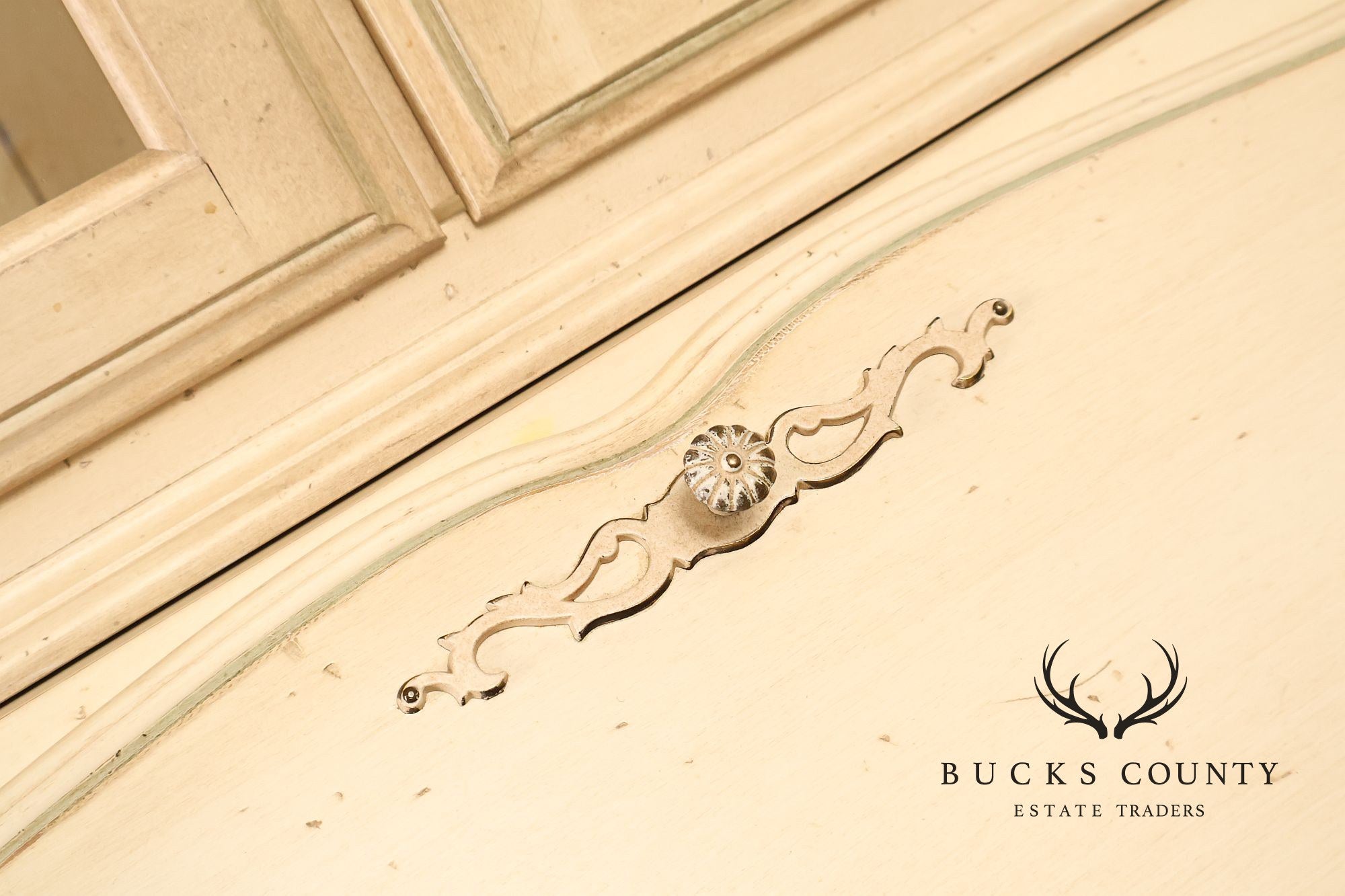 Ethan Allen Country French Painted Secretary Desk