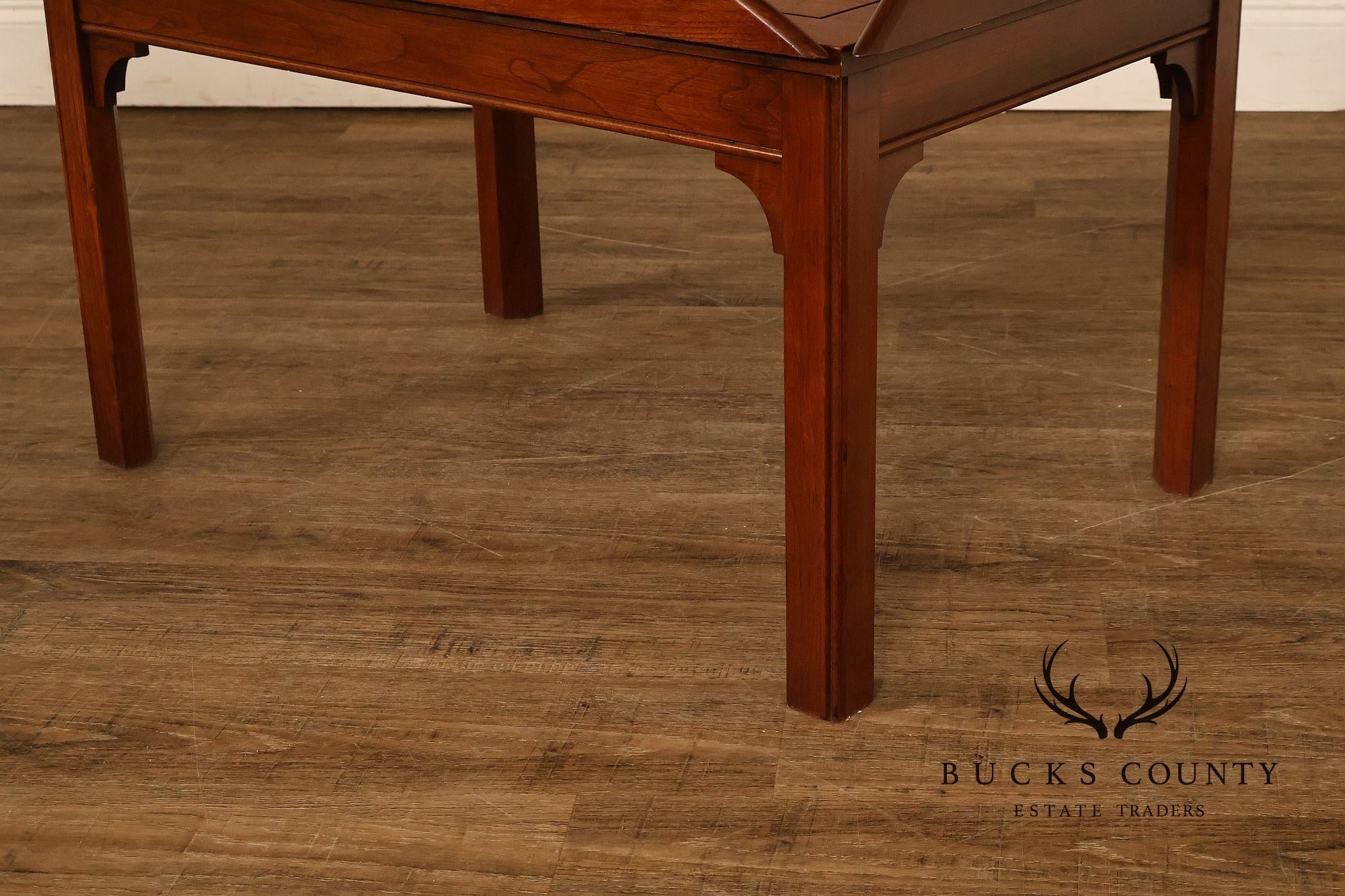 Chippendale Style Cherry Butler's Tray Coffee Table