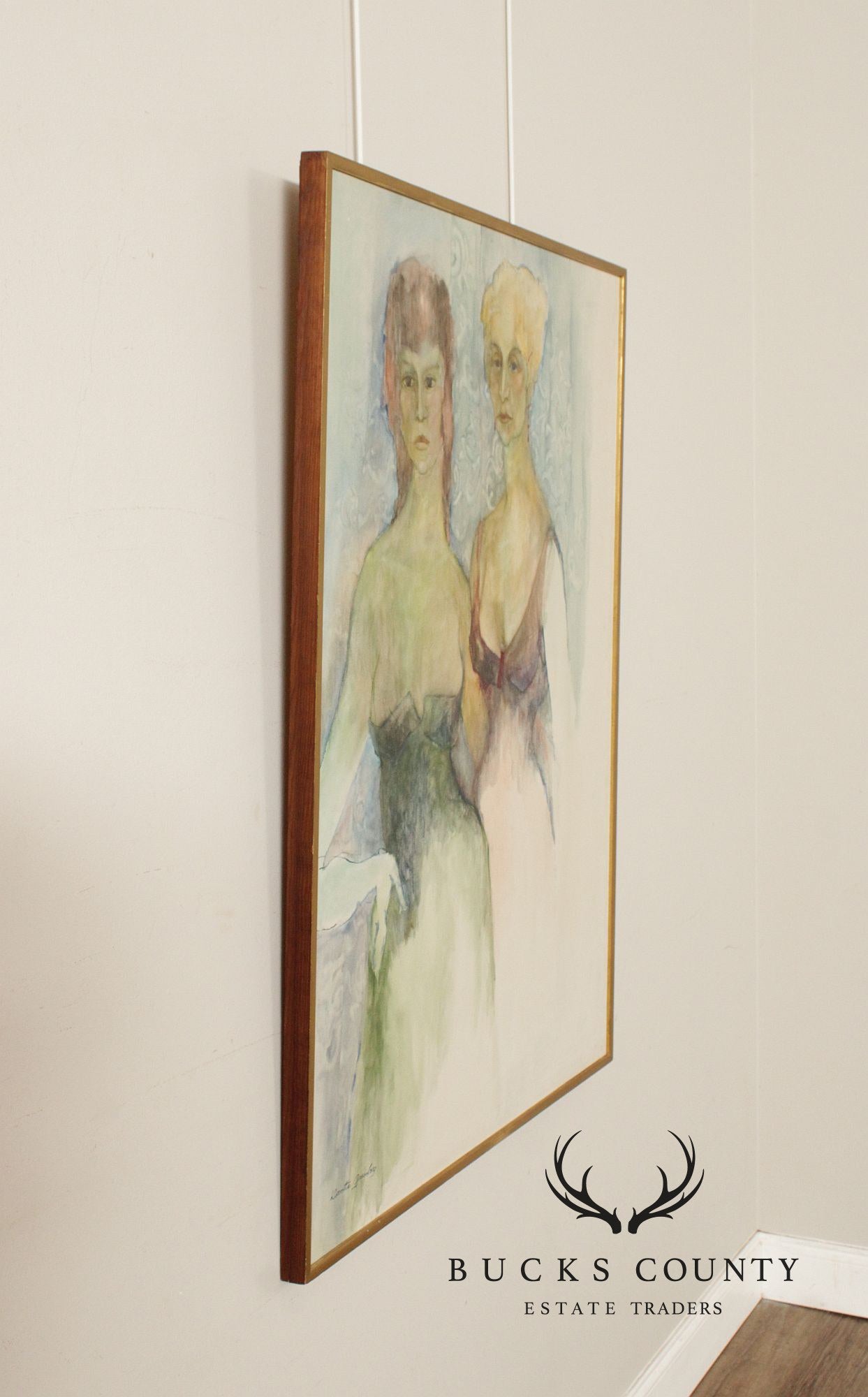 Davetta Greenberg Watercolor Painting, Elegant Women