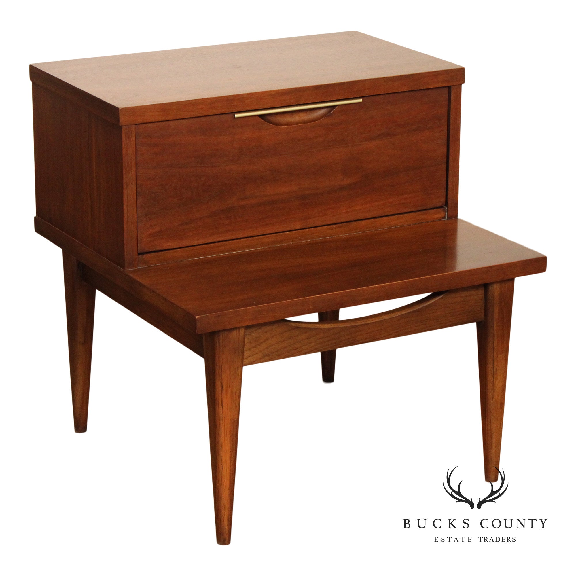 Kent Coffey 'The Tableau' Mid Century Modern Walnut Nightstand