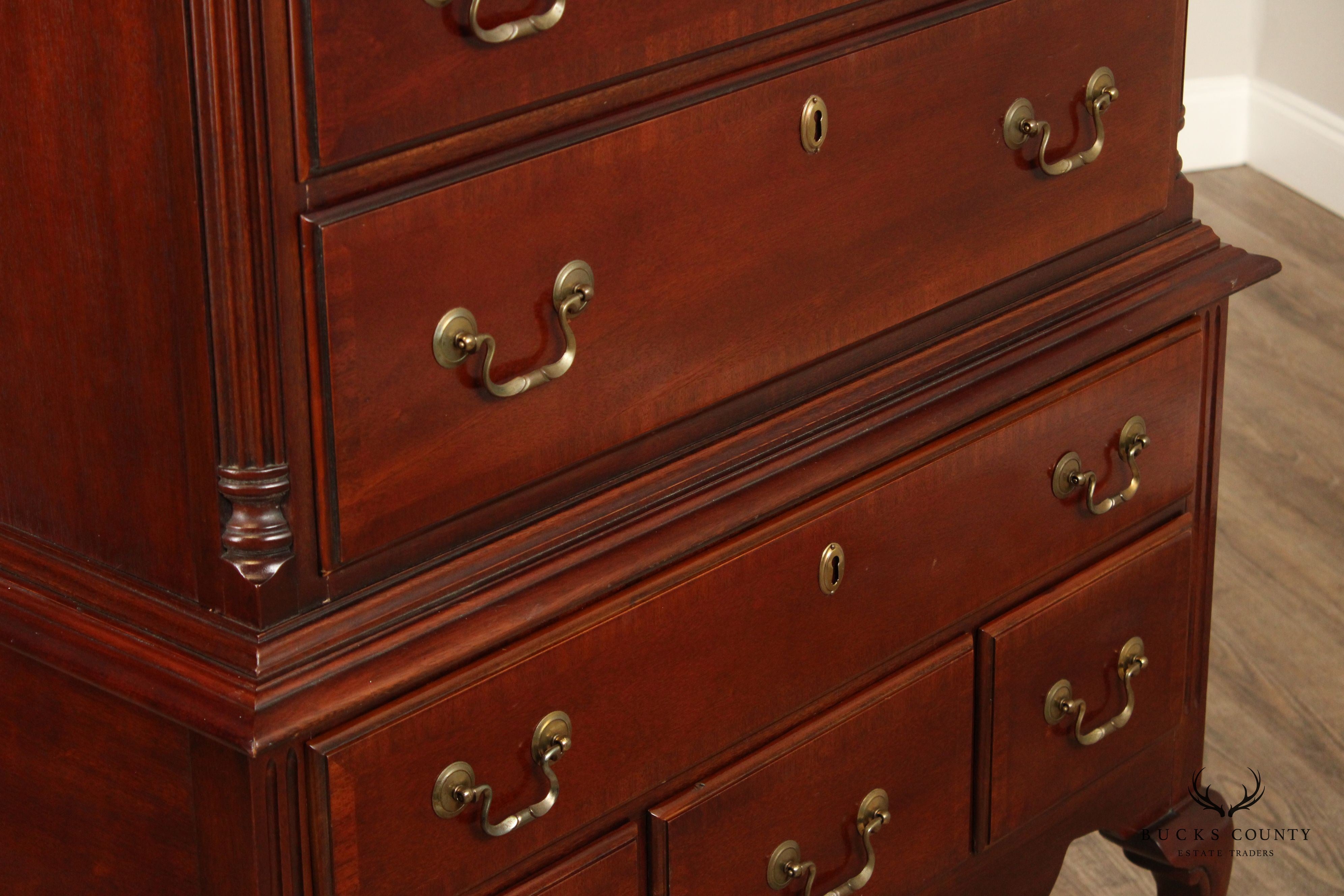 Lexington Queen Anne Style Mahogany Highboy