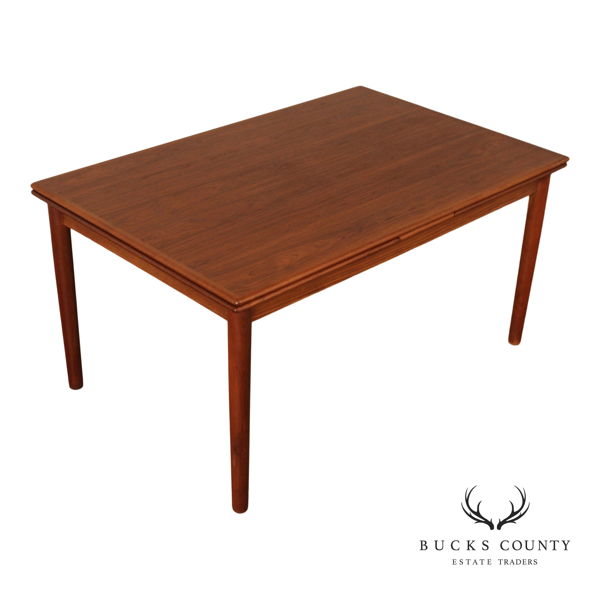 AM Mobler 1960s Danish Modern Teak Refectory Dining Table