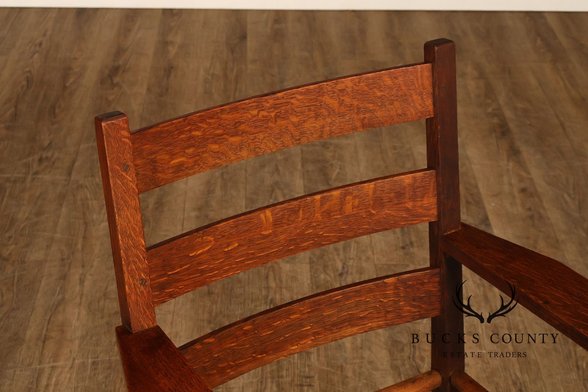 Gustav Stickley Antique Mission Oak Armchair