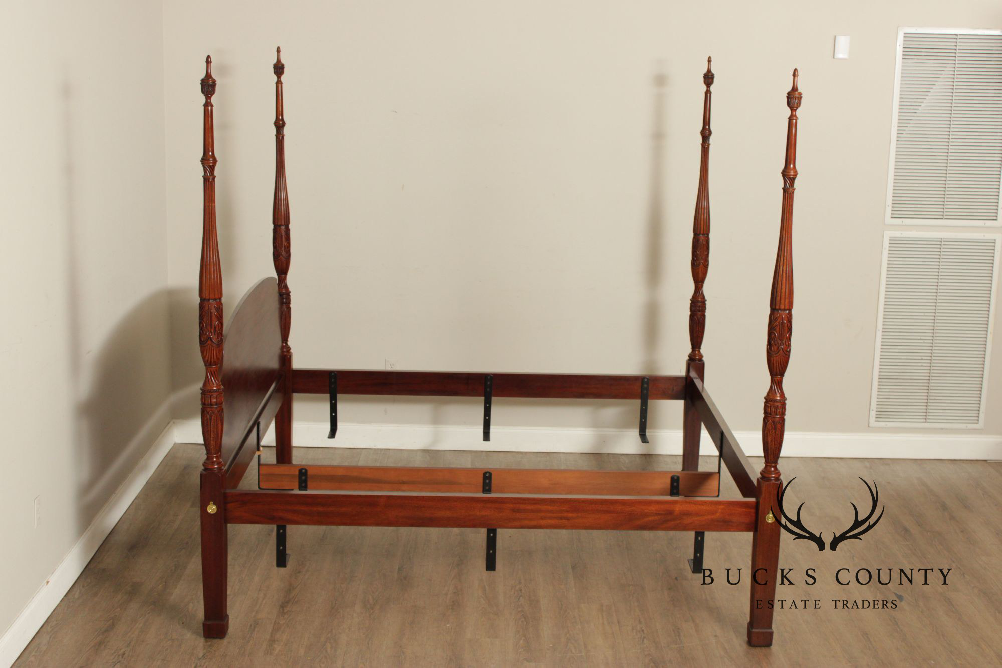 Henkel Harris Mahogany King Size Poster Bed