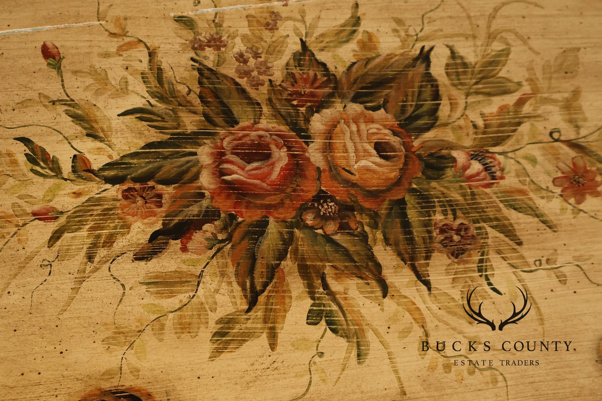 Lane Italian Rococo Style Painted Writing Desk