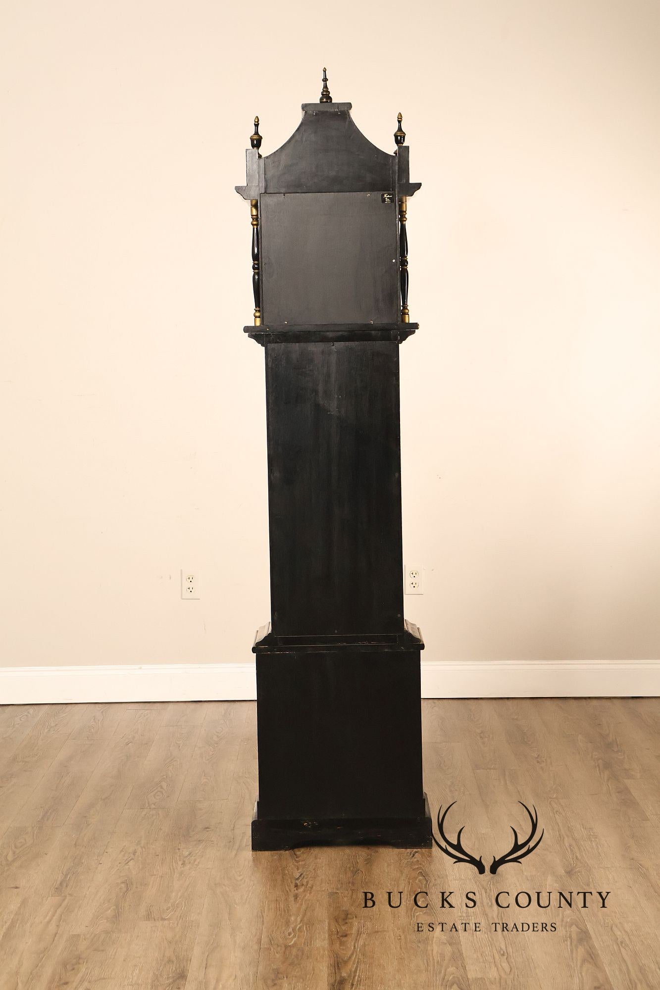 Hermle Chinoiserie Style Tall Case Grandfather Clock