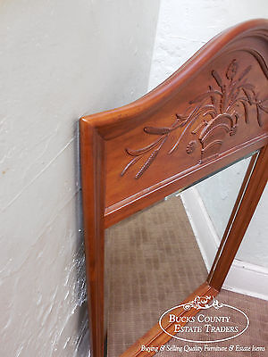 Ethan Allen Country French Carved Trumeau Mirror