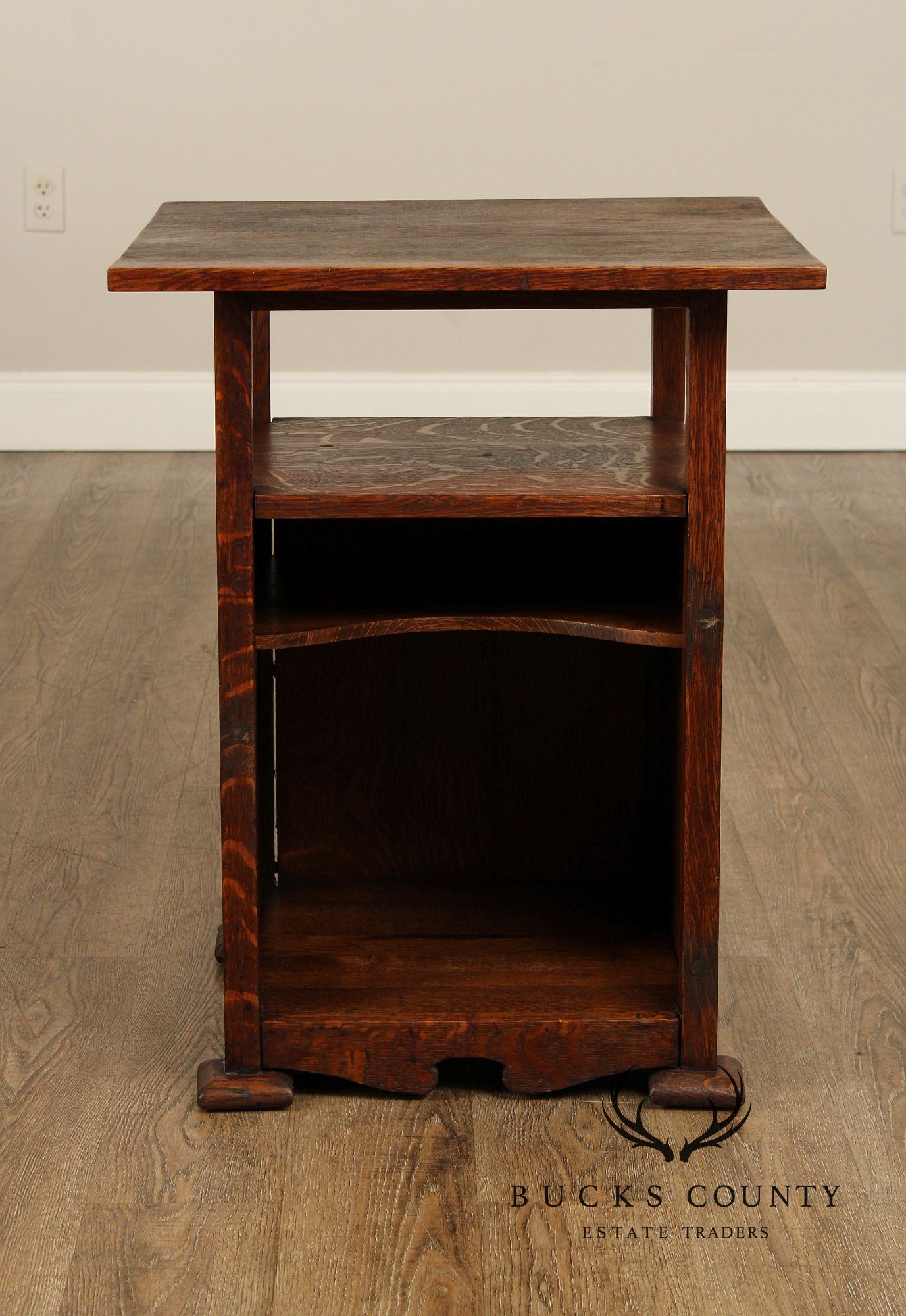 Antique Mission Oak Side Table