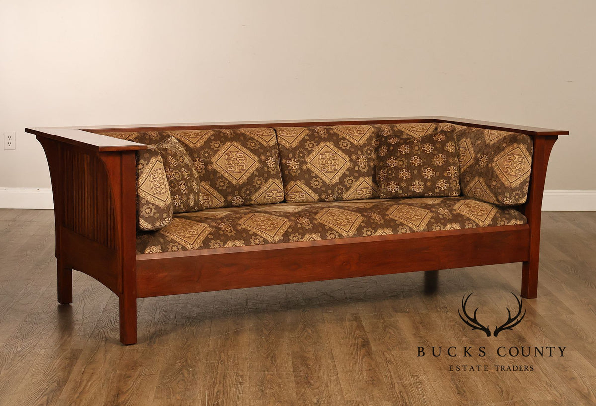 Stickley Mission Collection Cherry Prairie Settle