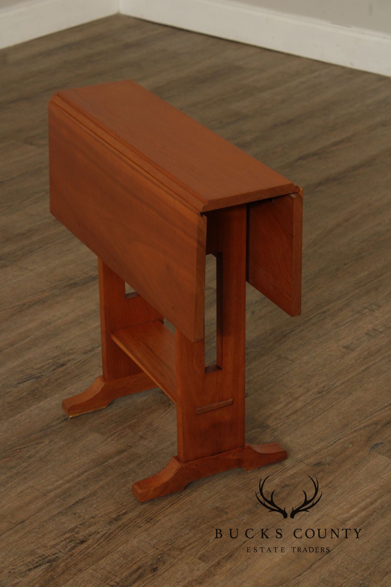 Stickley Mission Collection Cherry Drop Leaf Side Table