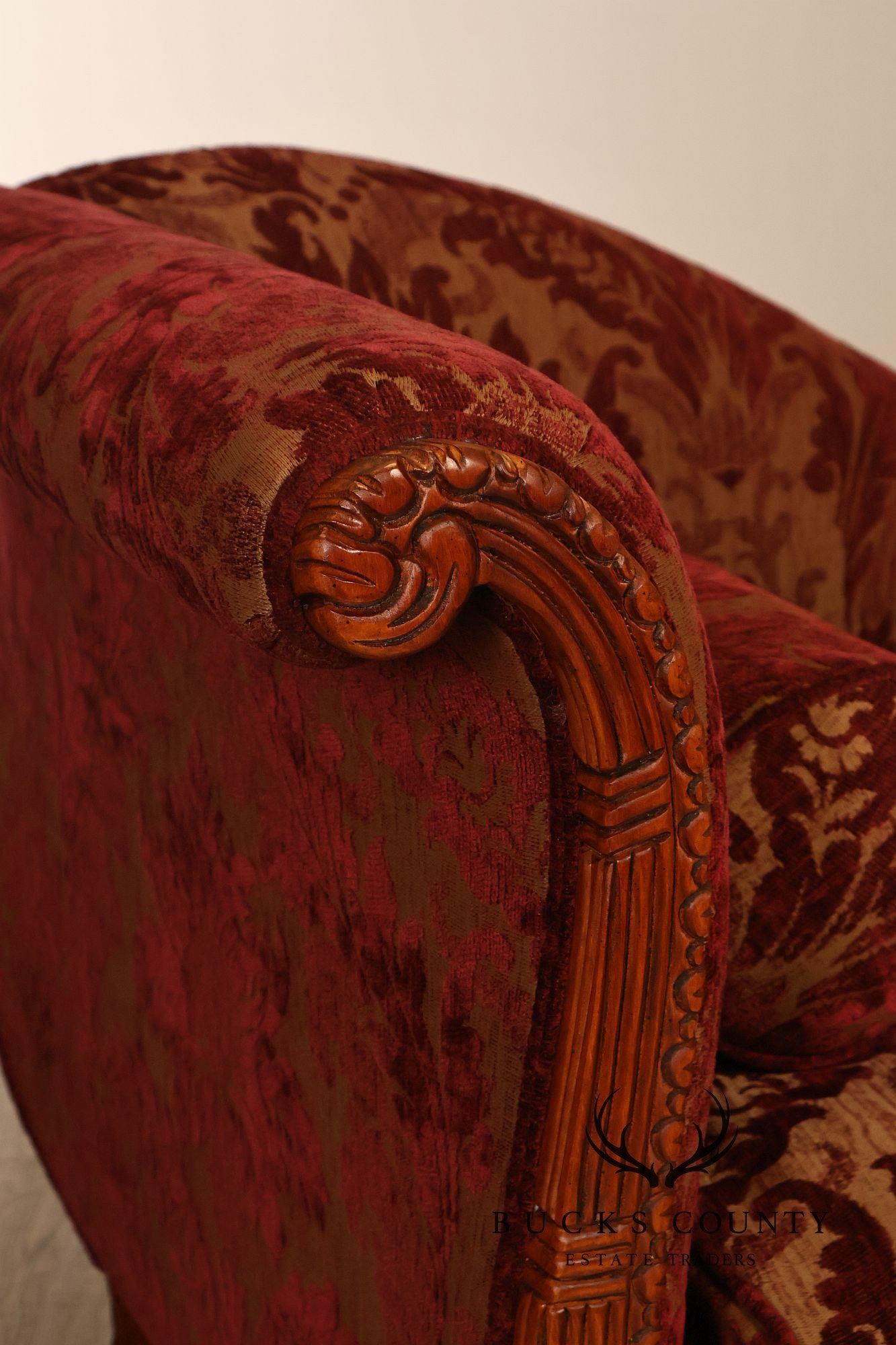 Drexel Heritage Rococo Style Chaise Lounge