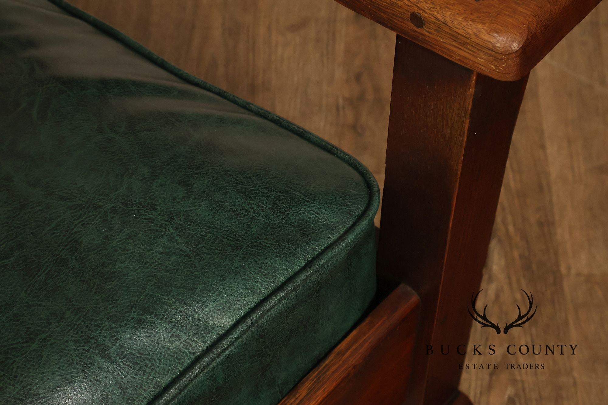 Limbert Arts & Crafts Antique Mission Oak Lounge Chair And Rocking Chair
