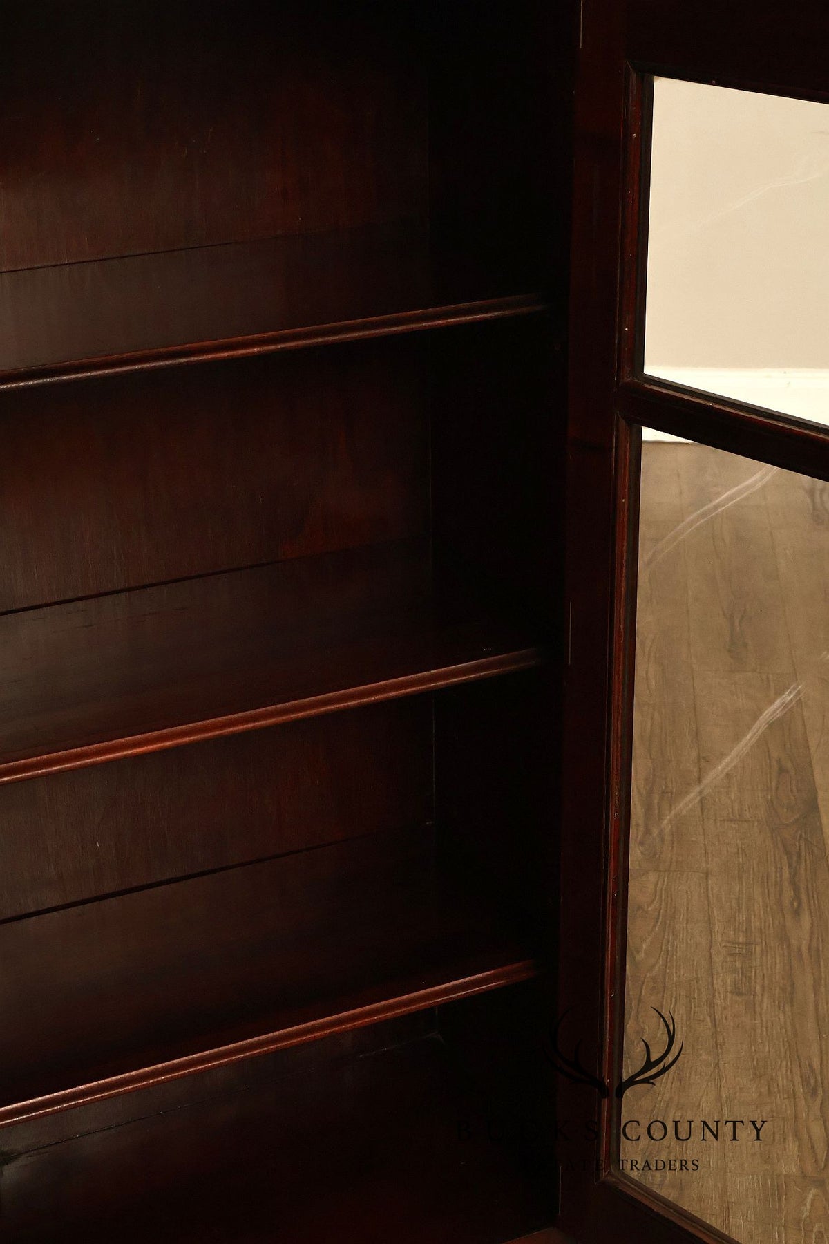Grand Rapids Arts And Crafts Mahogany Glass Door Bookcase