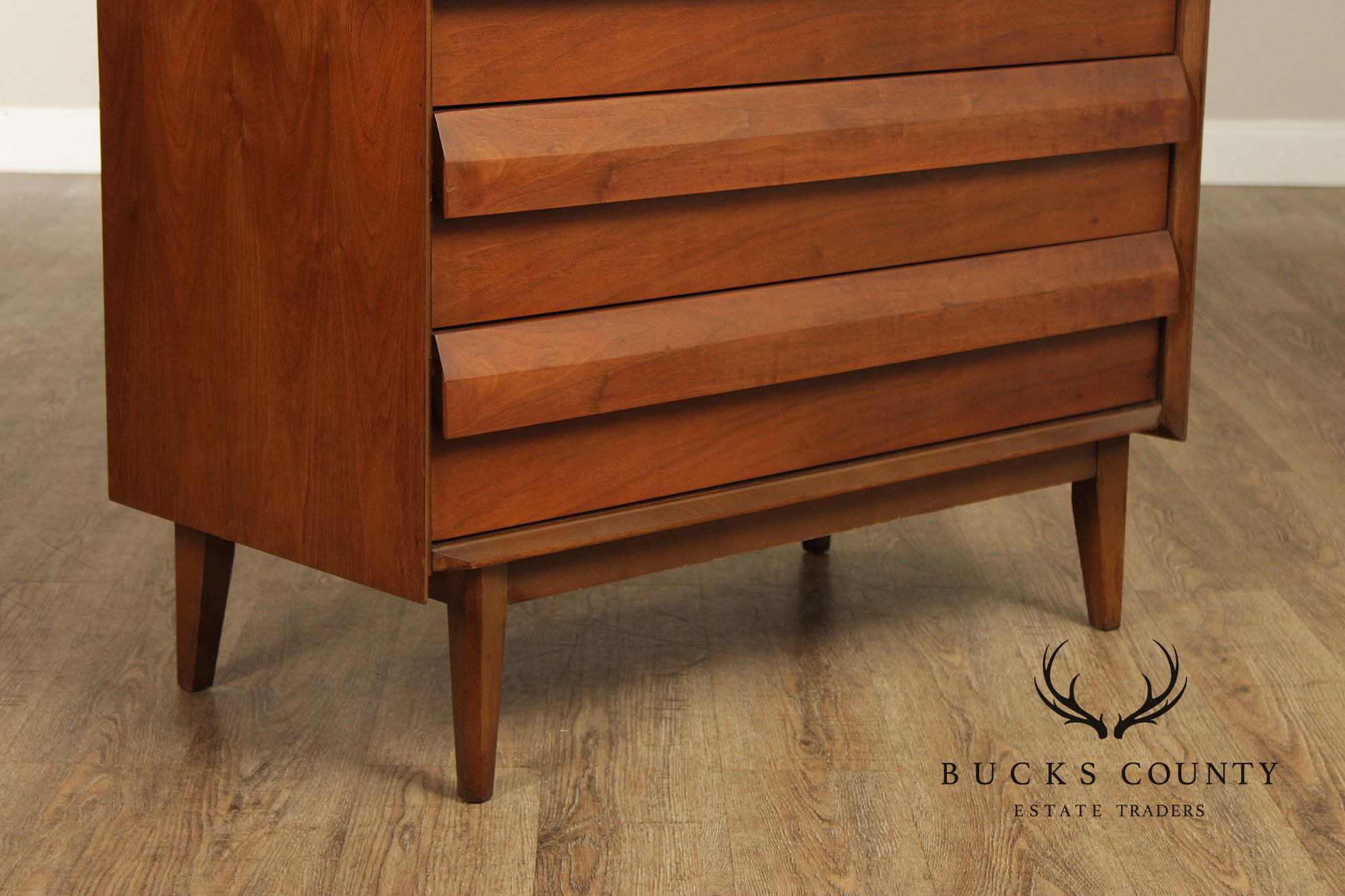 Lane 'First Edition' Mid Century Modern Walnut Tall Chest