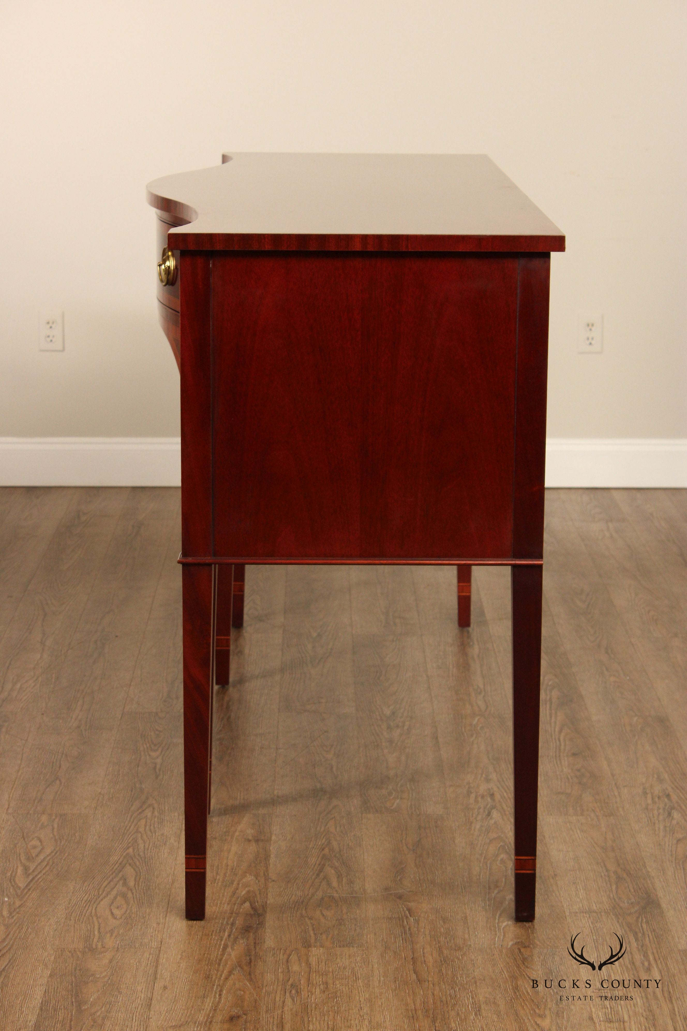 Baker Federal Style Mahogany Inlaid Sideboard