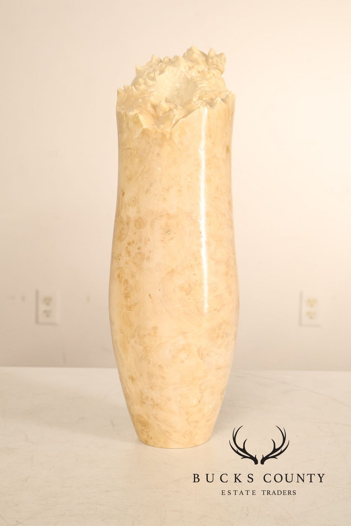 John Mascoll Contemporary Turned Maple Vase