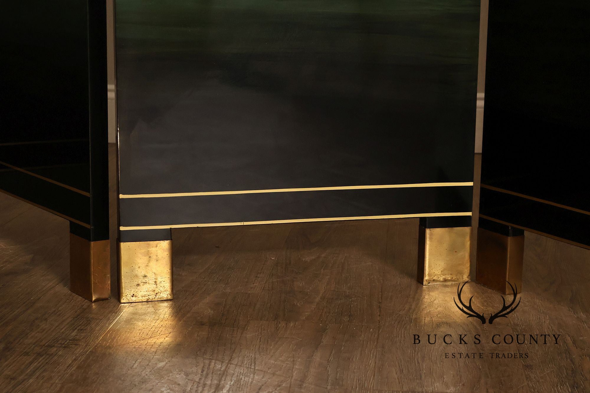 Japanese Style Hand Painted Lacquered Six-Panel Room Divider